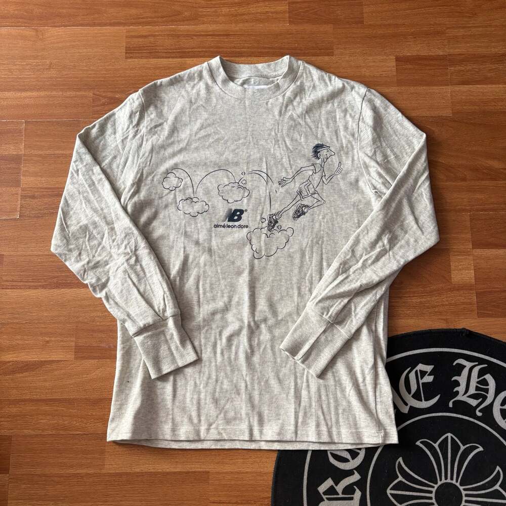 Aimé Leon Dore x New Balance Cartoon Graphic Long Sleeve T-Shirt